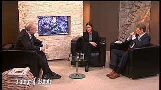 3 kluge Köpfe im Mai 2013  zu Gast Susanne Gaensheimer [upl. by Ayra]