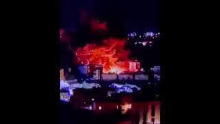 lebanon New wave of IDF strikes on Beirut tonight [upl. by Yelad]