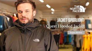 Mens Hooded Jacket The North Face Quest Review [upl. by Repsihw977]