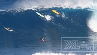 Cleanup Set at Jaws  XXL Big Wave Awards Moment [upl. by Nehtanoj]