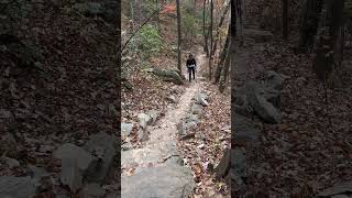 Steep and rocky to the summit of Dragon Tooth virginia outdoors hiking blueridgemountains [upl. by Enninaej]