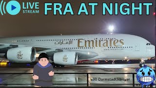 🥶✈️🥶Cold Night FRA Airport Live  Frankfurt Airport Live d98flyer frankfurtairport planespotting [upl. by Risser]