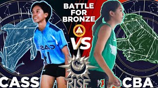 CASS VS CBA BATTLE FOR BRONZE WB TARLAC STATE UNIV INTRAMS 24 foryou volleyball volley [upl. by Russo]