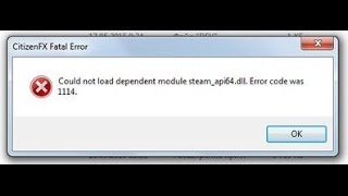 GTA 5 CitizenFX FiveM Fatal Error steamapi64dll  решение [upl. by Farrah977]