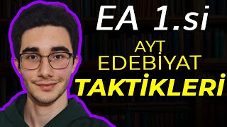 YKS 1sinden AYT EDEBİYAT FULLETEN TAKTİKLER [upl. by Acsirp327]