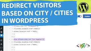 How to Redirect Visitor Based on their City  Cities Location using Custom Script in WordPress [upl. by Eleanora62]