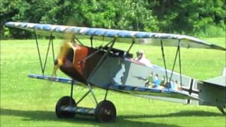 Fokker D VII at Old Rhinebeck Aerodrome 2013 [upl. by Ades447]