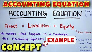 Accounting Equation  Class 11  CA Foundation  By Saheb Academy [upl. by Wrigley]