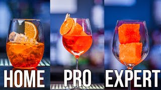 How to Make Aperol Spritz Home  Pro  Expert [upl. by Yetnruoc843]