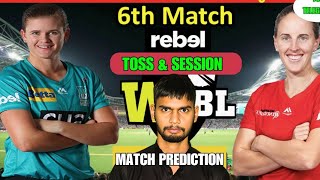 WBBL 2024 🔥 Brisbane Heat W vs Melbourne Renegades W  6th Match Prediction amp Who Will Win 6th WBBL [upl. by Tristan241]