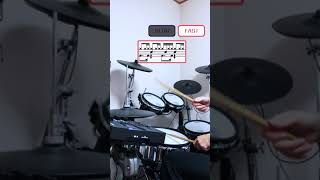 Drum Beat 19  16th Note Skip HiHat Groove [upl. by Ynaffad185]