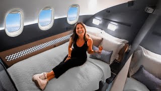 I Tried the Worlds Best First Class Seat with private bedroom and shower [upl. by Alabaster]