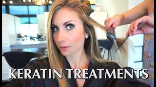 Keratin Hair Treatments  FAQS Process and is it Worth It  Come with Me to Get One [upl. by Emlynne123]