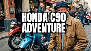 Ed Marchs Honda C90 Is The Ultimate Adventure Bike [upl. by Bornstein689]