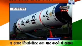 Agni5 star attraction of DRDO tableau at RDay parade [upl. by Meibers]