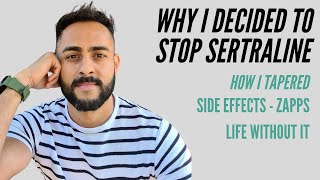 Why I decided to stop sertraline how I tapered off and side effects [upl. by Ramaj678]