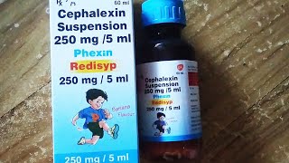 Phexin Redisyp 250ml suspension uses in hindi  Cephalexin 250ml Suspension uses benefits hindi [upl. by Laveen49]