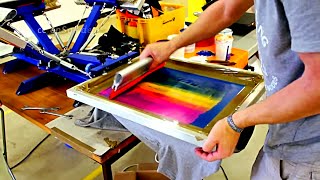 How to screen print TShirt Designs Properly [upl. by Akino482]