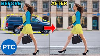 How To Remove ANYTHING From a Photo In Photoshop [upl. by Arbba]