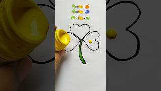 Emoji coloring ☘️ art shortvideo coloring colormixing shorts emoji [upl. by Dominic]