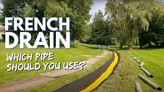 Why Corrugated Perforated Pipe is Better in a French Drain Application [upl. by Dulcle]