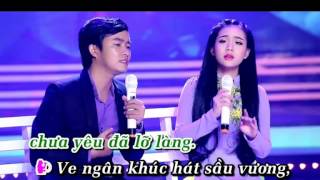 DUONG TIM BANG LANG  KARAOKE SONG CA  NGOC HUONG [upl. by Quiteris]