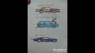 Top 5 desenhos fáceis carros para desenhar [upl. by Wiles]