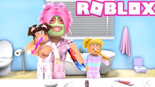 Roblox Family Night Routine Before 1st Day of School [upl. by Christabelle41]