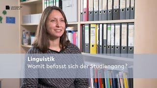 Linguistik Womit befasst sich der Studiengang [upl. by Eekorehc]