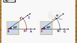 Constructing congruent angles  Geometry [upl. by Olin982]