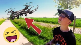 BAYANGTOYS X8  Drone pas cher avec caméra Gearbest  Ejayremy [upl. by Fineman]