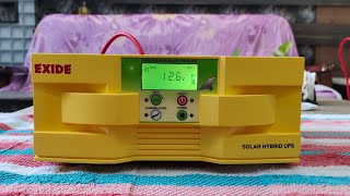 Exide Campany Solar Inverter 1100 InverterUps  Full Review [upl. by Suzan]