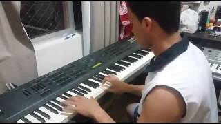 Groove Piano cover yohan Kim Piano Roland A90 com placa de expansão  teclado Roland EXR5 MidZ [upl. by Chew195]