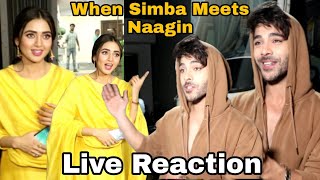 When Simba Nagpal Meets Naagin Tejaswi  Naagin6 On Location Shoot  Naagin 6 Story Revealed [upl. by Atires]