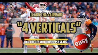 Learn the Air Raid “4 Verticals” Play in 5 Minutes with These Easy Keys and Reads [upl. by Eilrahs]