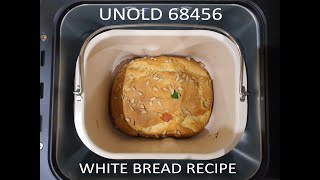 Baking fluffiest white bread using Unold 68456 Backmeister bread maker [upl. by Ennagrom]