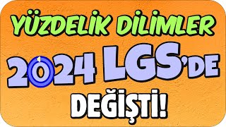 Yüzdelik Dilimler Değişti mi❓ Tercih Dönemi Nelere Dikkat Etmeli❓ 2024LGS [upl. by Nelak]