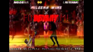 Ultimate Mortal Kombat 3 Fatalities and Friendships Snes Version [upl. by Ydde]