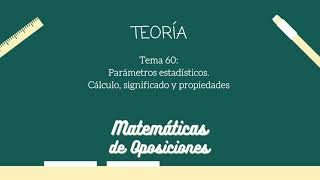 Oposiciones Matemáticas  Tema 60  1 Introducción y Currículo [upl. by Francene]