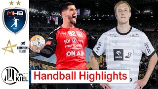 Montpellier HB Vs THW Kiel handball Highlights Quarter finals EHF Champions League 2024 [upl. by Alidus]