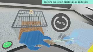 Virtual Reality VR Subcutaneous Mouse Injection  Empowering Tomorrows Medical Experts [upl. by Nikkie]