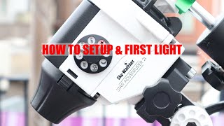 SkyWatcher Star Adventurer 2i Pro How to Set up and First Light [upl. by Etteval]