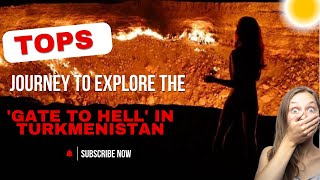 Journey to explore the Gate to Hell in Turkmenistan travel travel vlogs [upl. by Antonia]