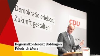 Regionalkonferenz Böblingen  Friedrich Merz [upl. by Ayam]