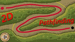 2d pathfinding AI in unity  A pathfinding [upl. by Llirrehs]