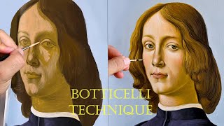 Botticellis Technique  Egg Tempera [upl. by Nevet]