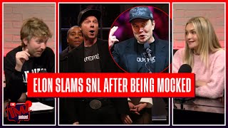 Elon Musk POd After Being Roasted on SNL  The TMZ Podcast [upl. by Annais525]