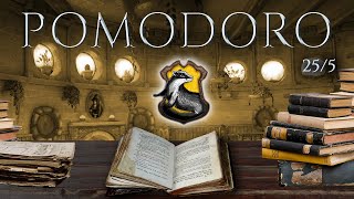 HUFFLEPUFF 📚 POMODORO Study Session 255  Harry Potter Ambience 📚 Focus Relax amp Study in Hogwarts [upl. by Ettevahs685]