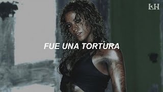 Shakira  La Tortura ft Alejandro Sanz Letra [upl. by Hannahc]