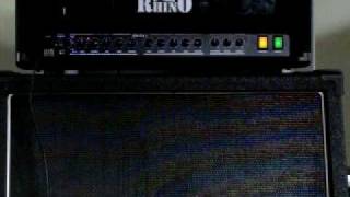 Rhino Beast Class A 100W Tube Amp Head Demo [upl. by Vullo]